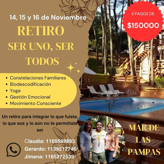 RETIRO SER UNO, SER TODOS
